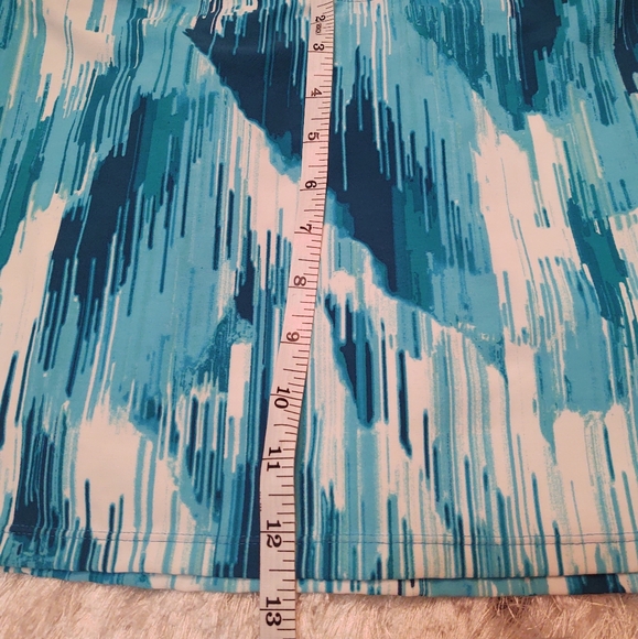 Nike blue white pattern tankini sz 12 - Picture 9 of 9